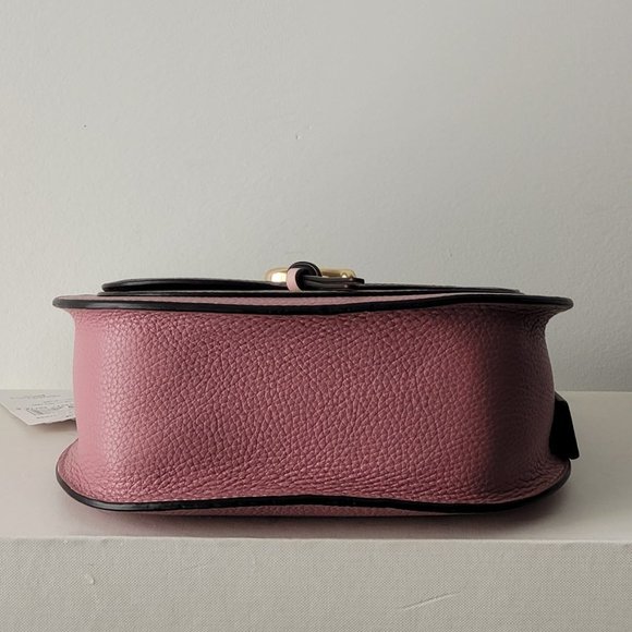 $239 *NEW* COACH Im/Khaki/Midnight Blue Multi Saddle Bag - Picture 4 of 15